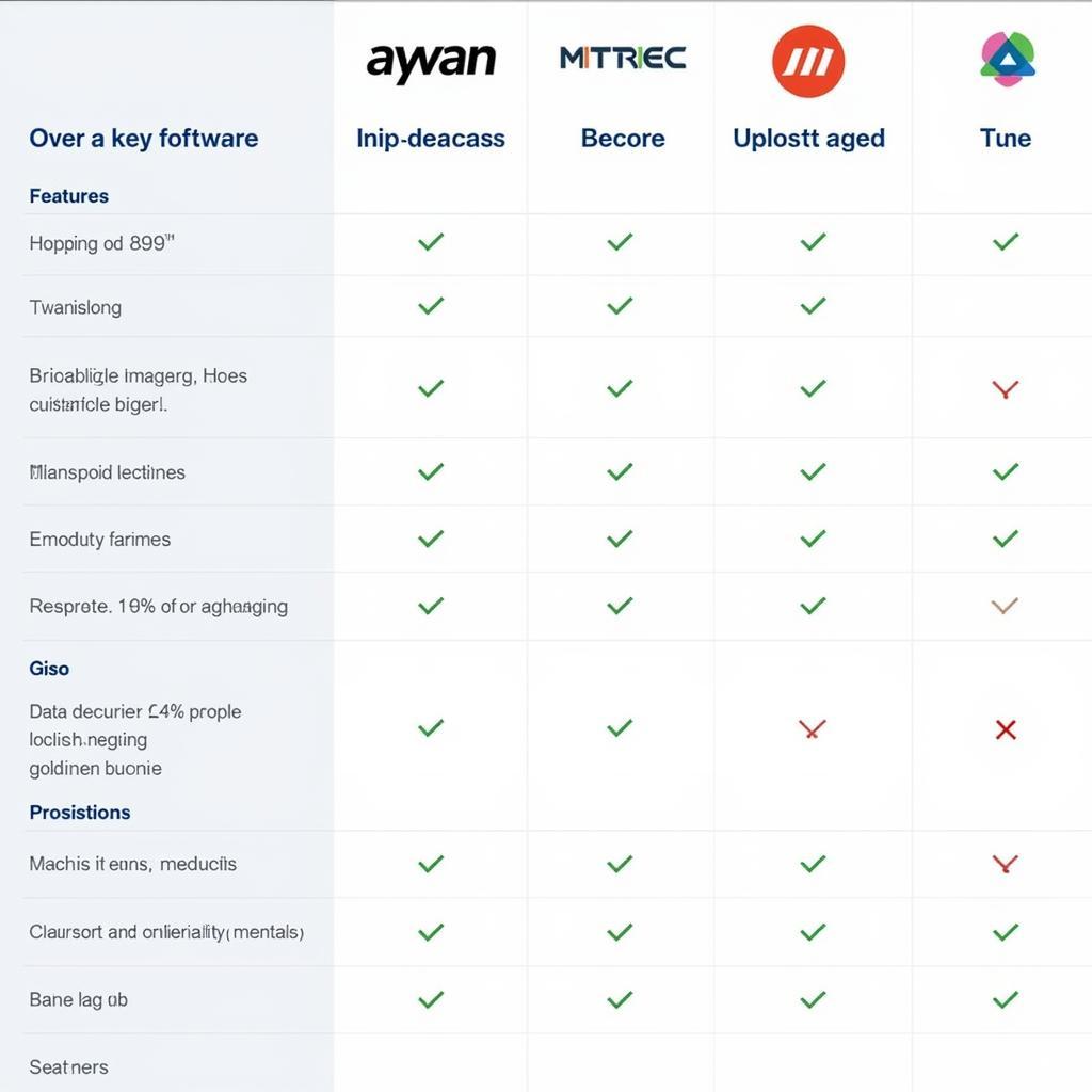 Comparing Software Options