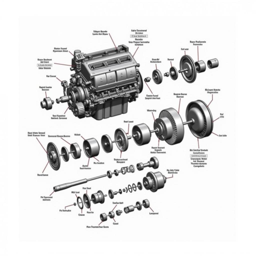 2003 Cadillac CTS Engine Diagram Exploded View