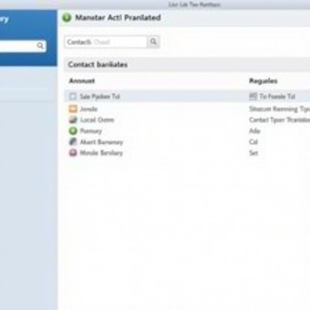 Act! Software Dashboard