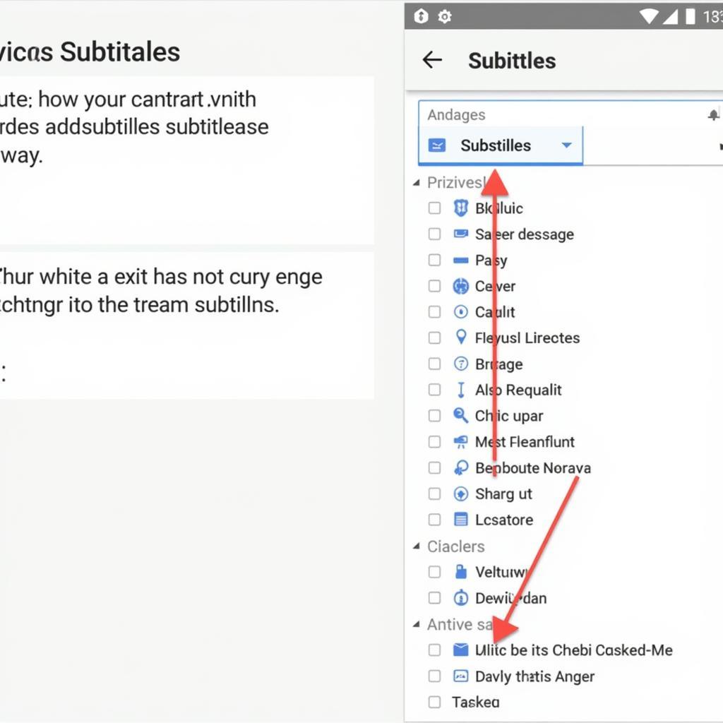 Steps to add subtitles to your video player.