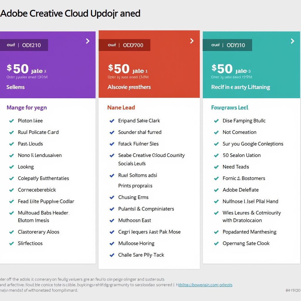 Adobe Creative Cloud Subscription Plans