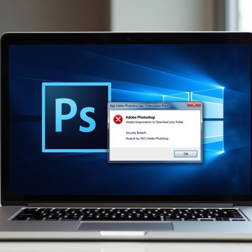 Adobe Photoshop security risks from cracked software