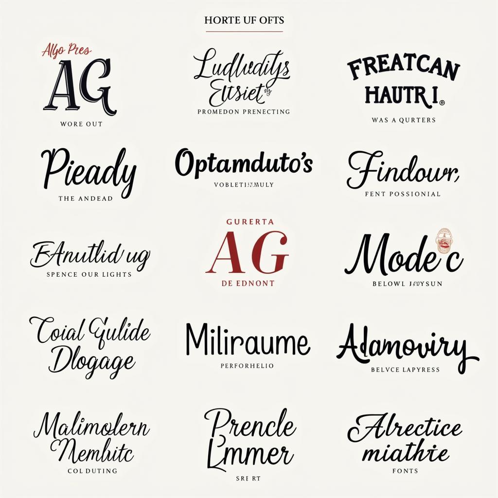 AG Font Styles