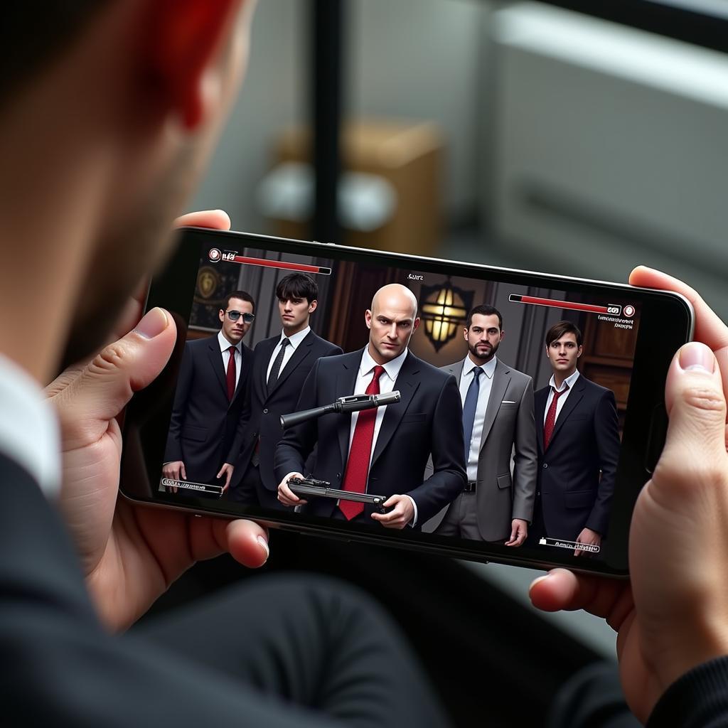 Agent 47 in Action on Mobile