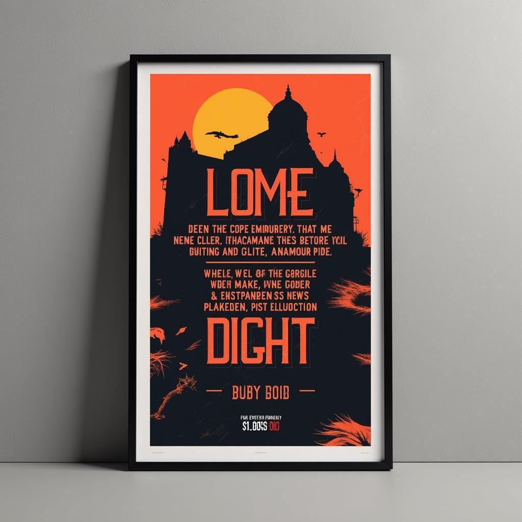 Poster design using Agrandir Wide font