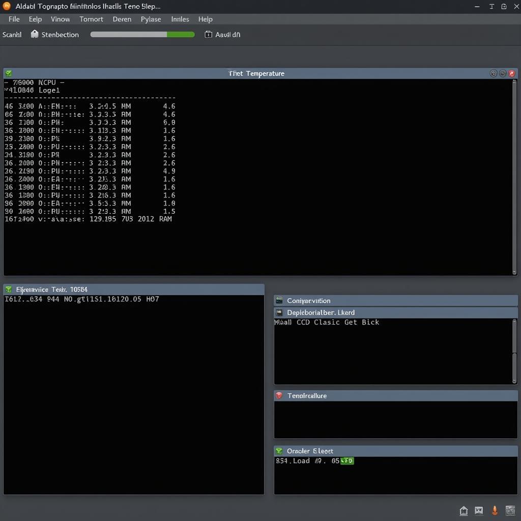 Aida64 Sensor Panel Example