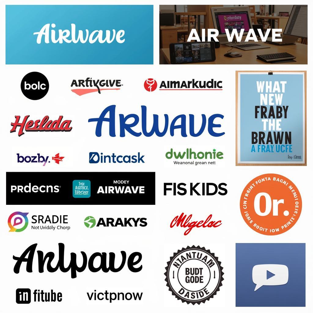 Airwave Bold Font Examples