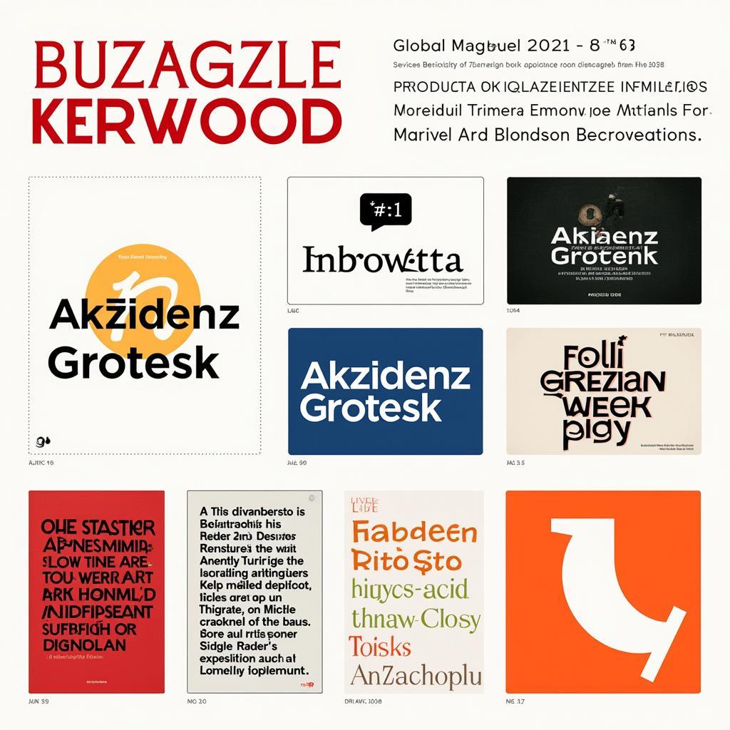 Akzidenz Grotesk Examples