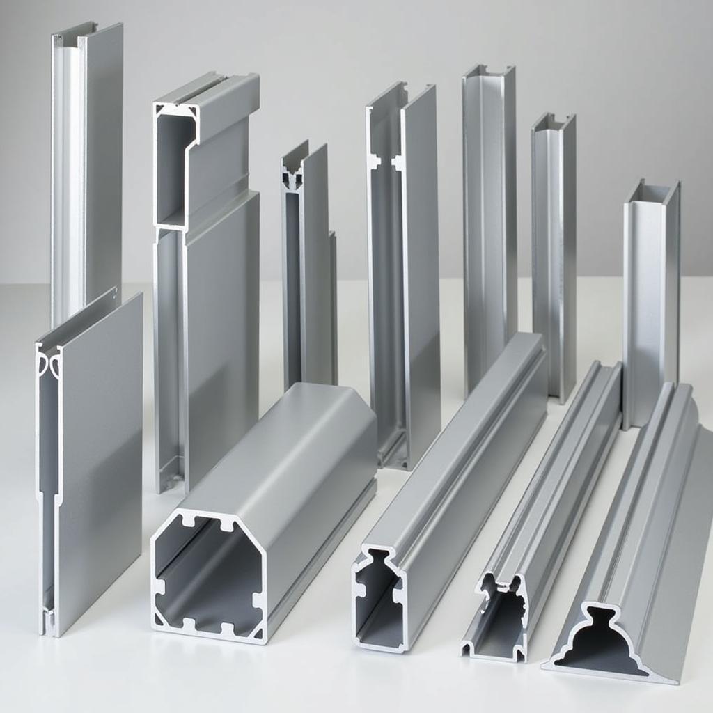 different-aluminum-shapes