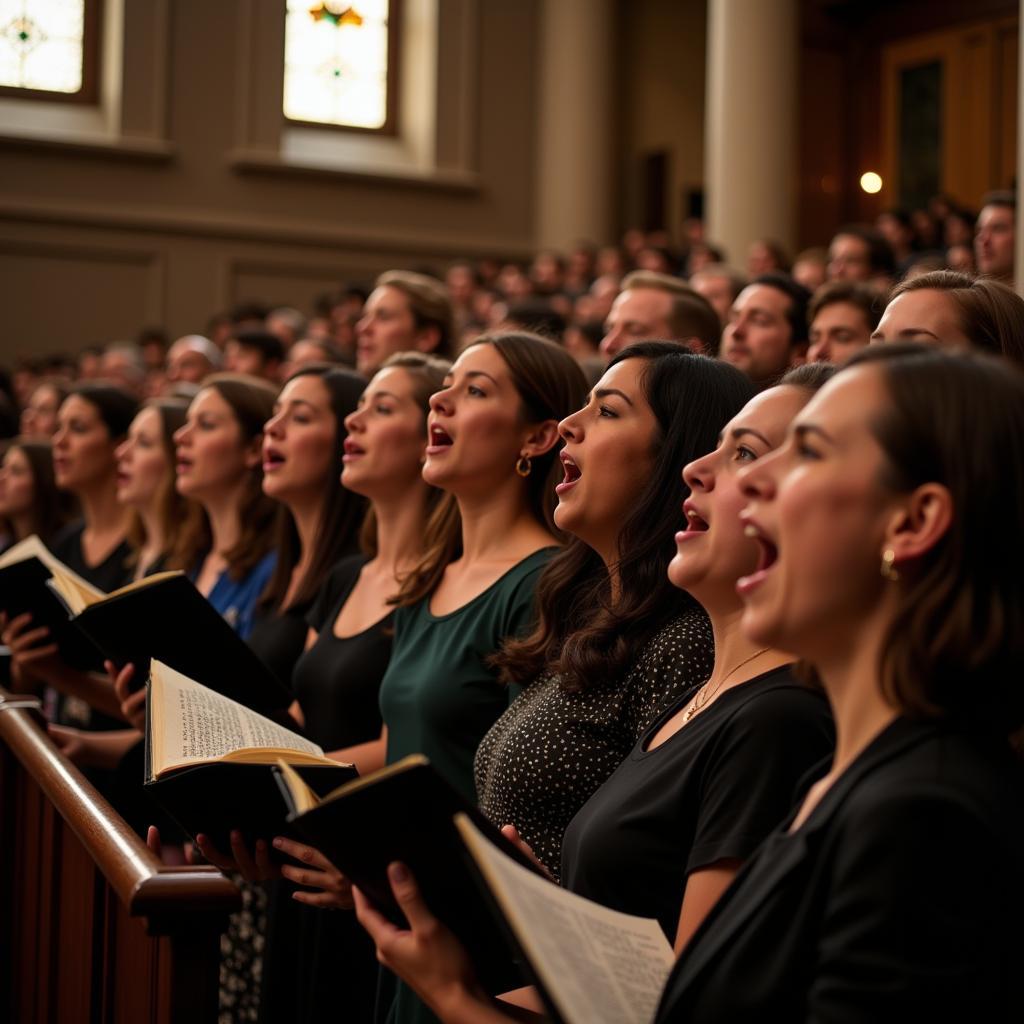  Choir Performing Amazing Grace