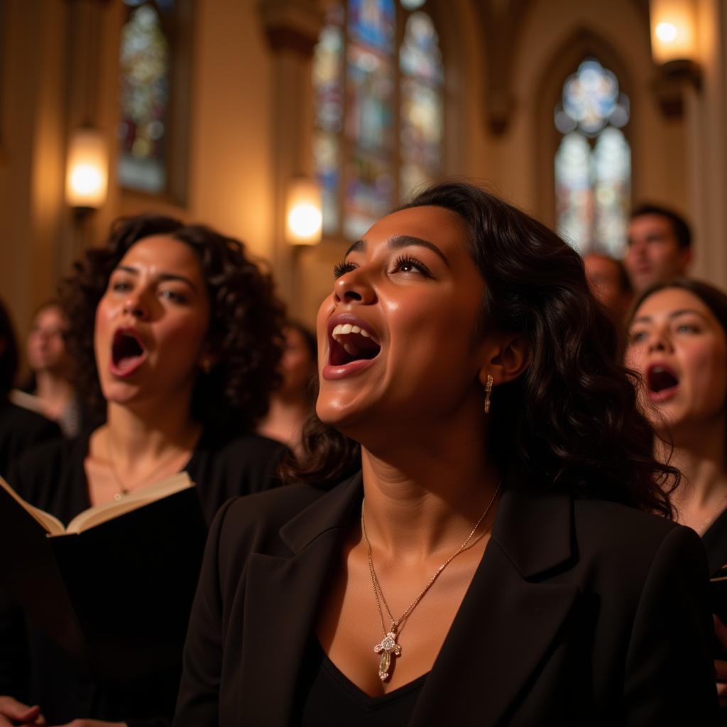 Choir Performing Amazing Grace