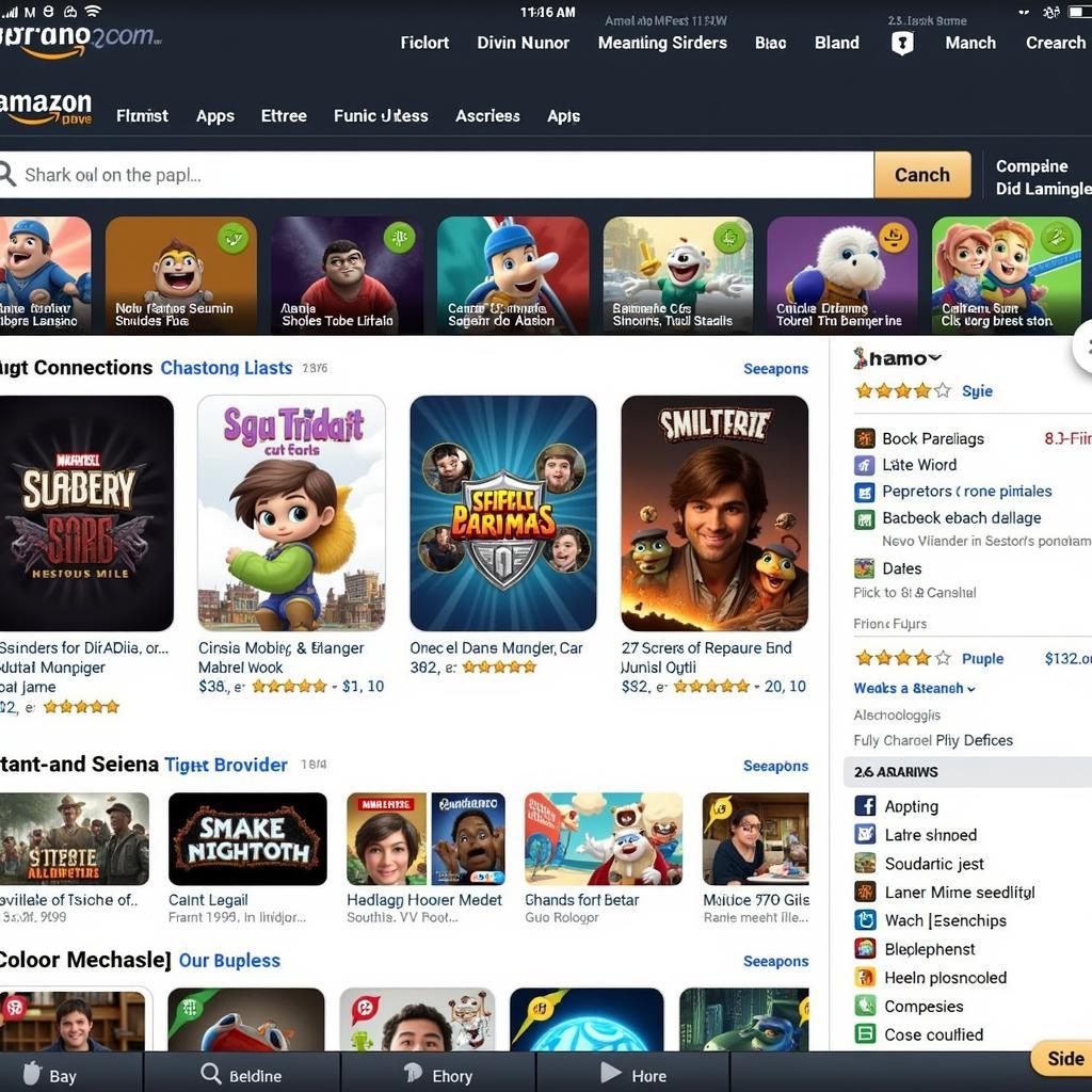 Amazon Appstore Interface