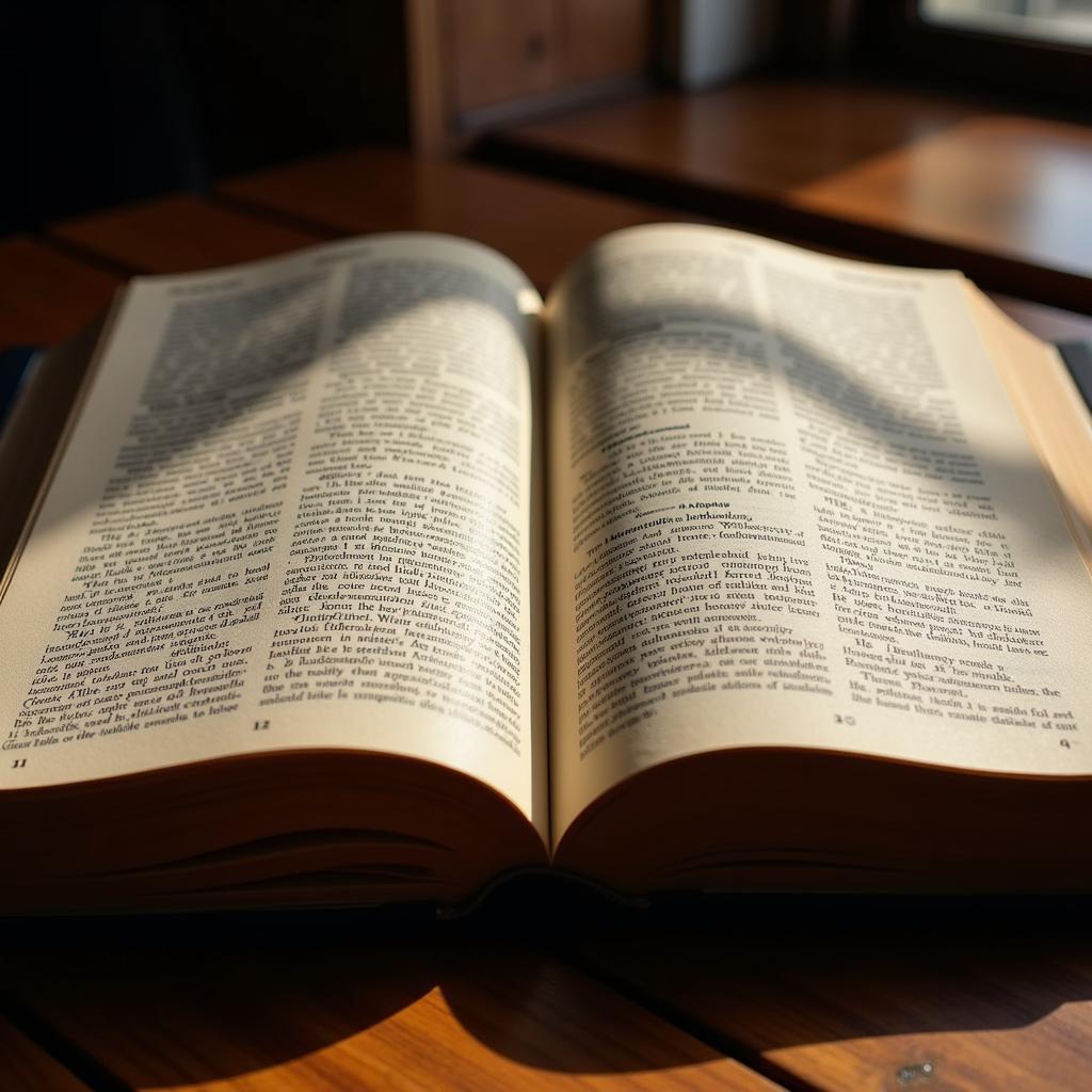 History textbook on a desk