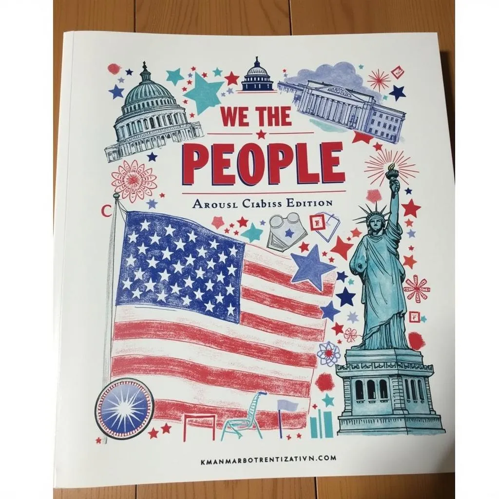 Cover of "We The People 12th Edition" textbook