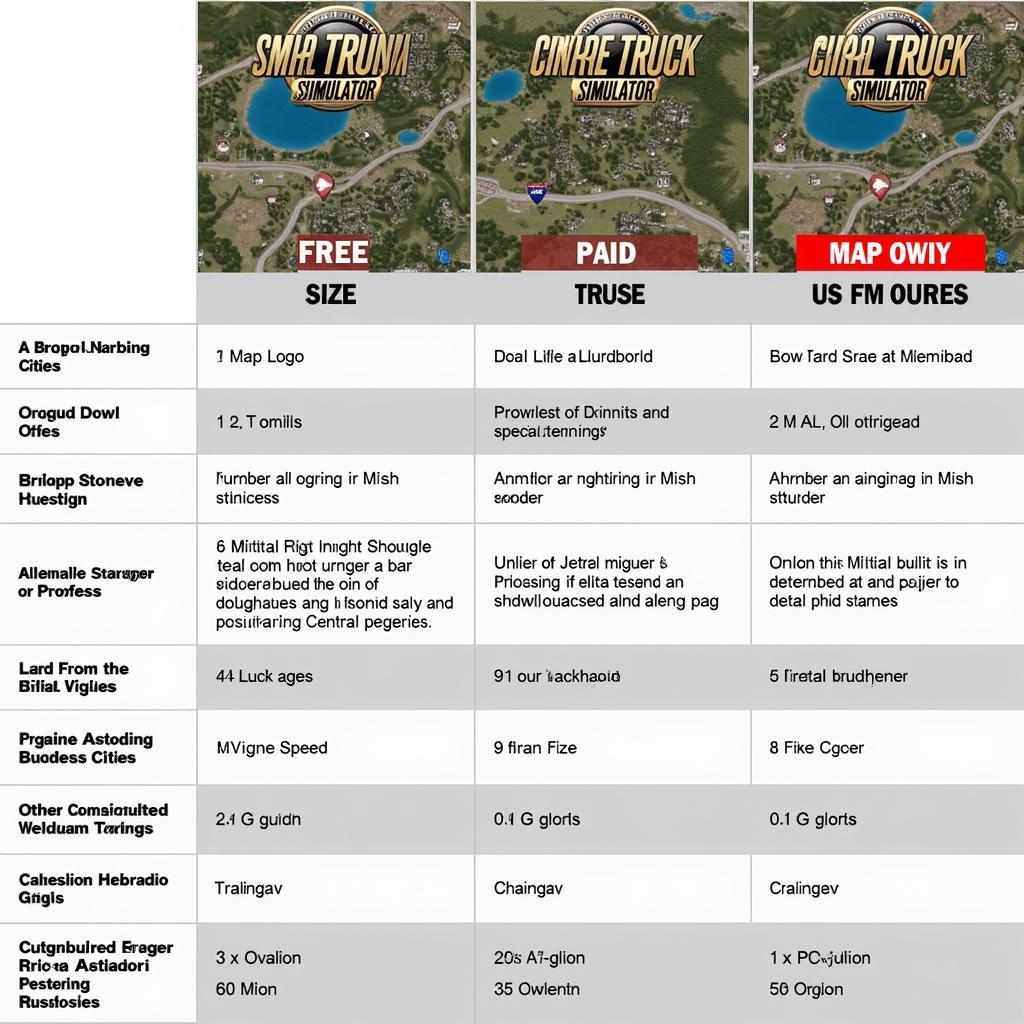 ATS Map DLC Comparison