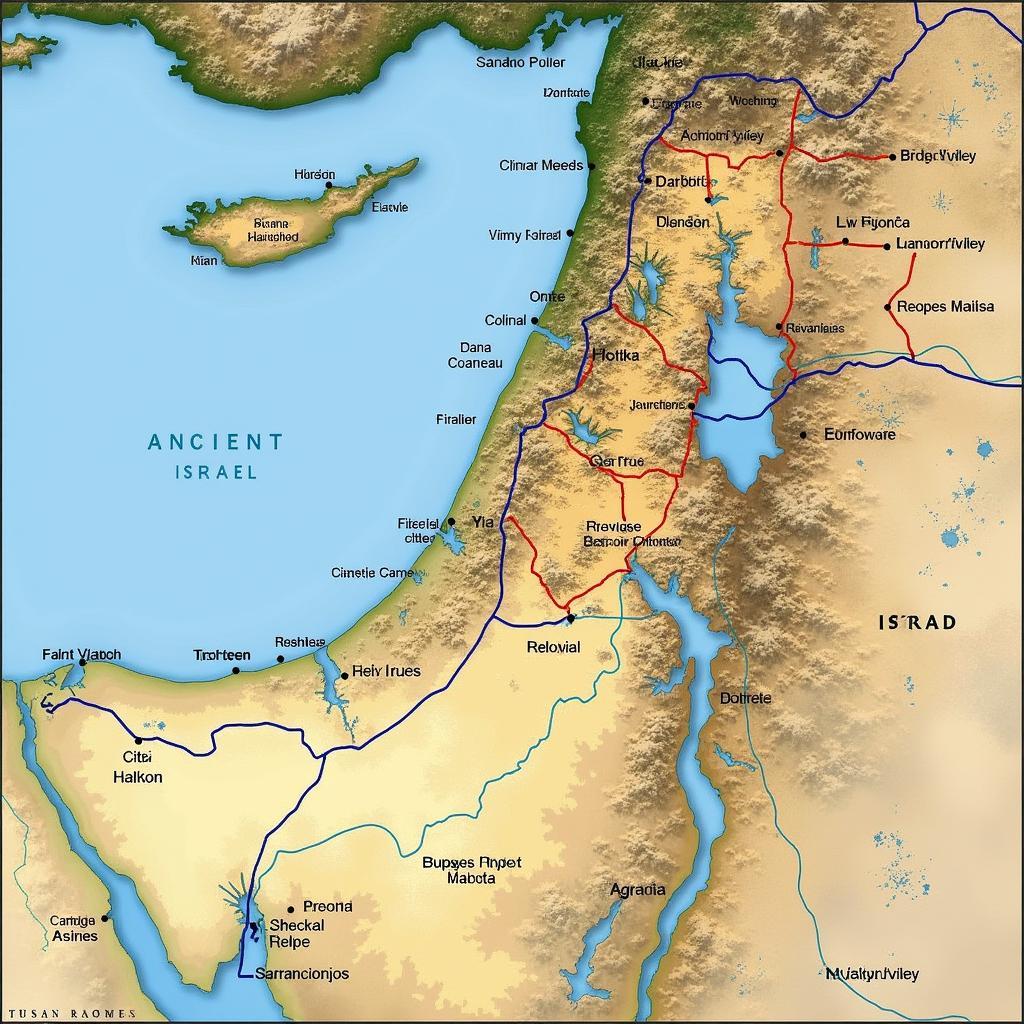 Ancient Israel Map