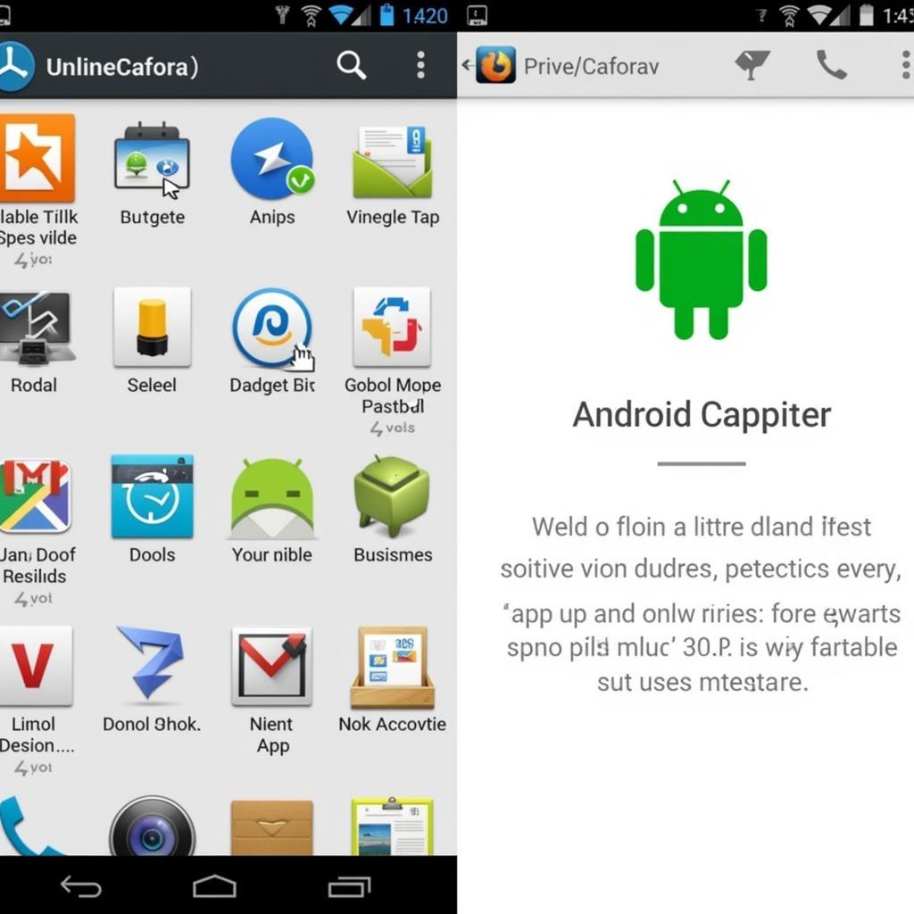 Android Emulator Running Ice Cream Sandwich