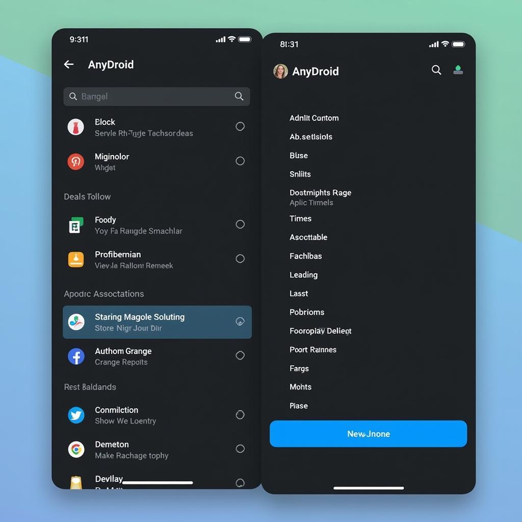 AnyDroid Interface