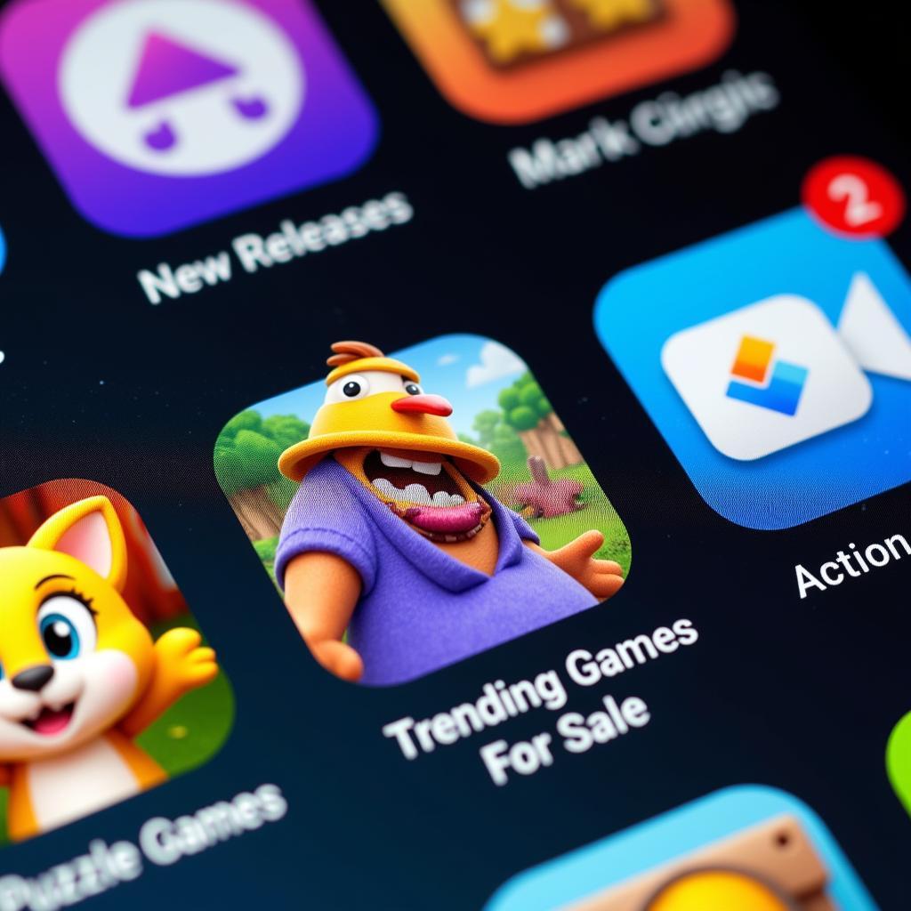 App store game curation categories