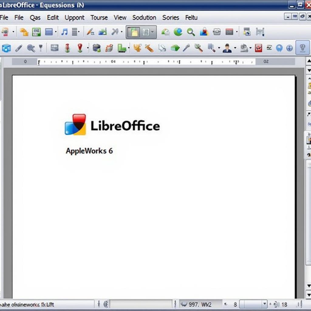 LibreOffice Interface for AppleWorks 6 Files