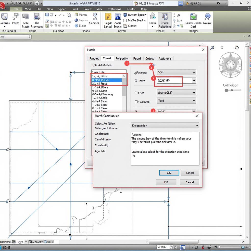 Using Hatch Patterns in Autocad Interface