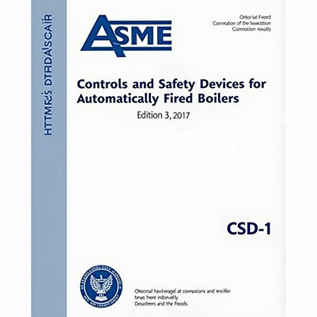 ASME CSD-1 Standard Cover