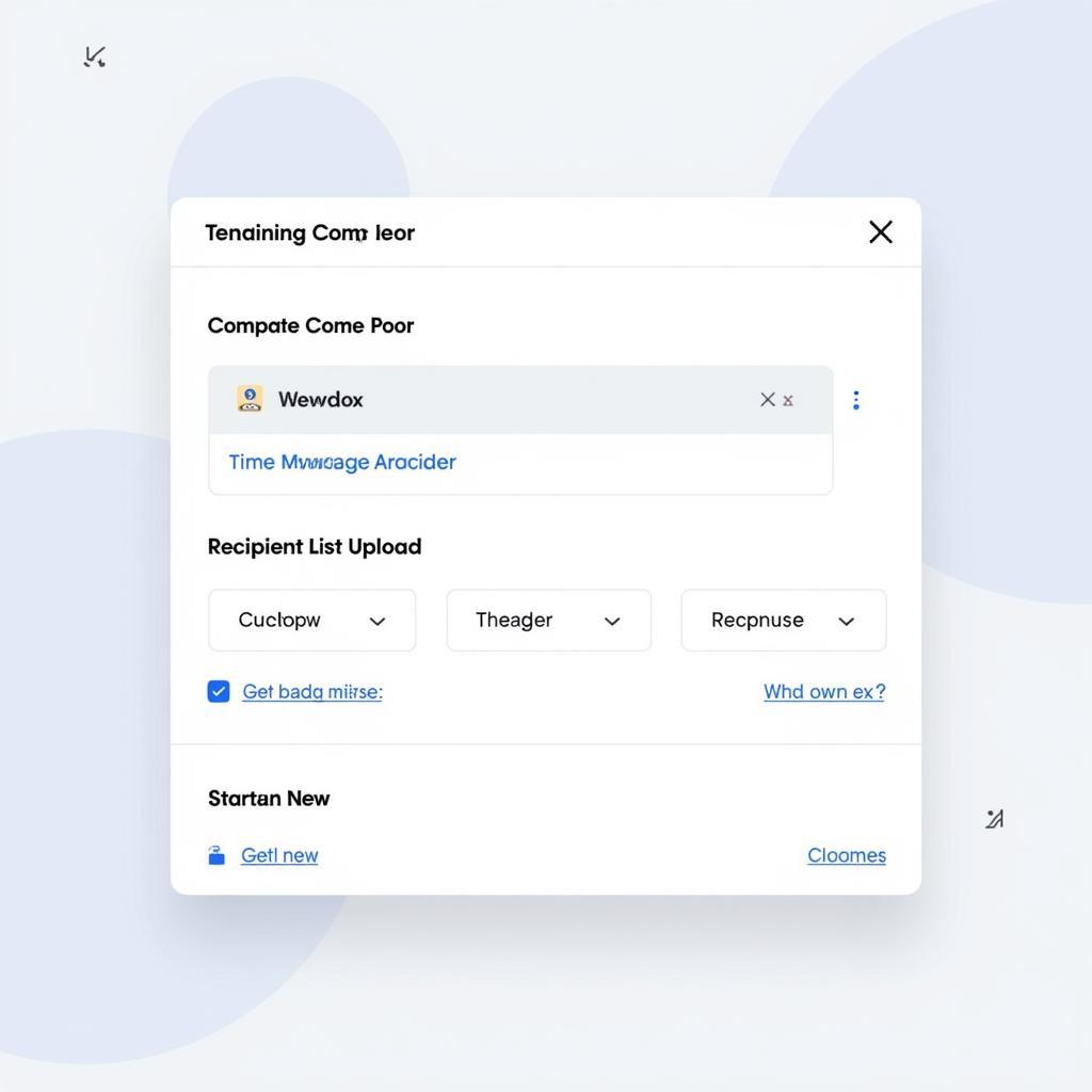 Atomic SMS Sender Interface