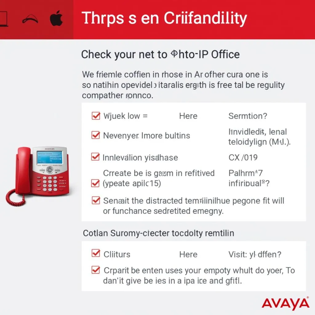 Checking Compatibility of Avaya IP Office Manager APK