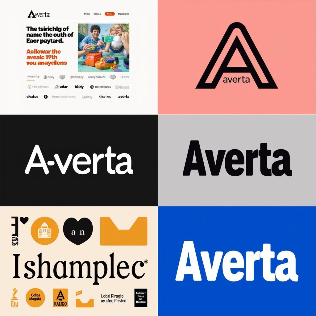 Averta font examples