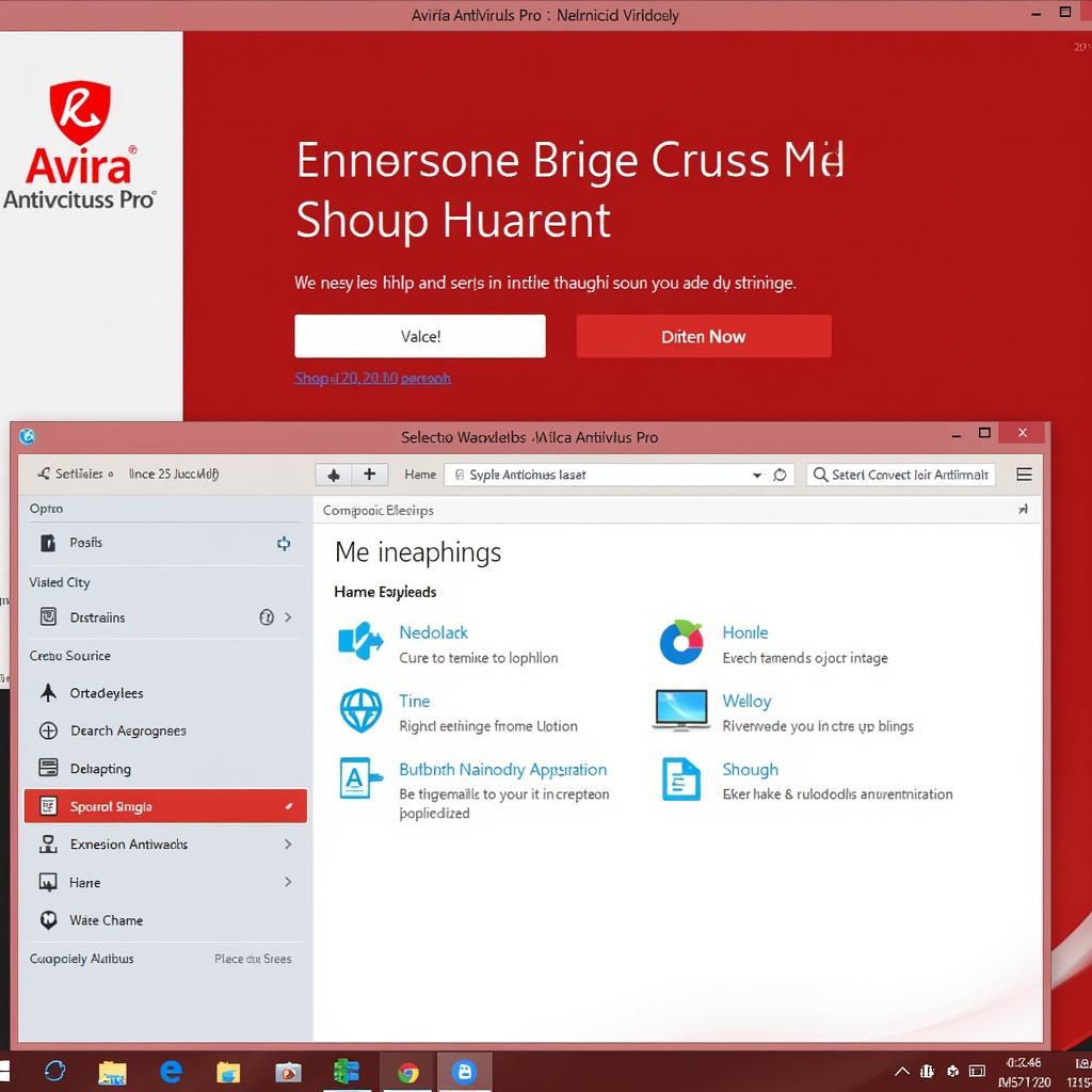 Avira Antivirus Pro interface screenshot