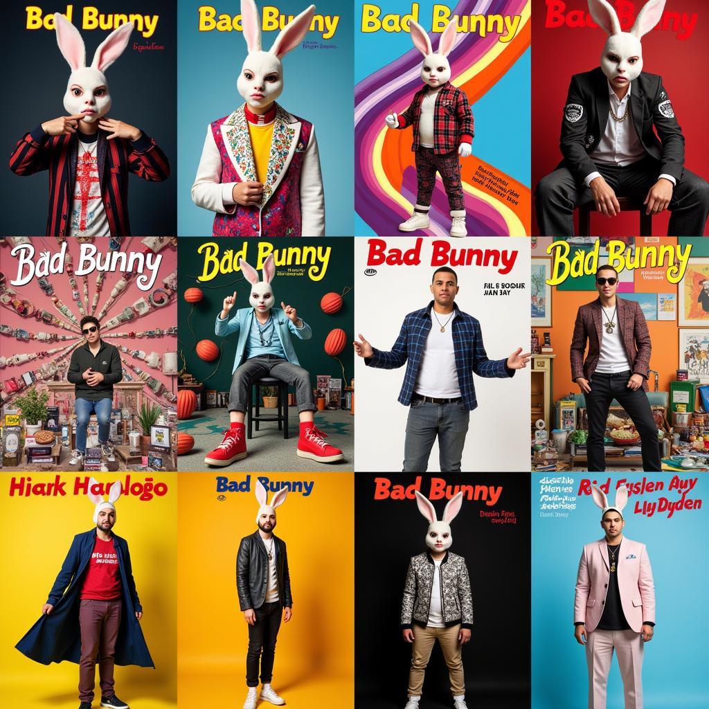 Bad Bunny's Album Covers