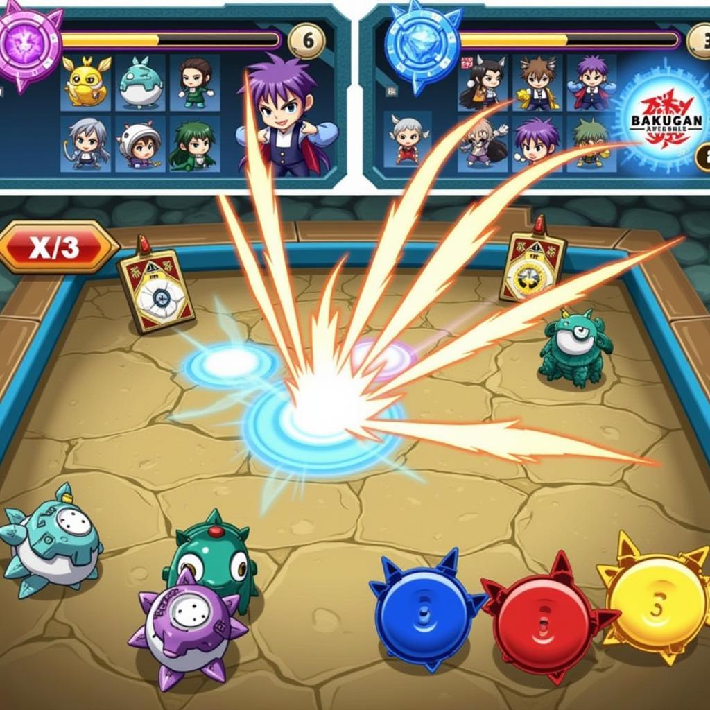 Bakugan Battle Brawlers Gameplay Screenshot