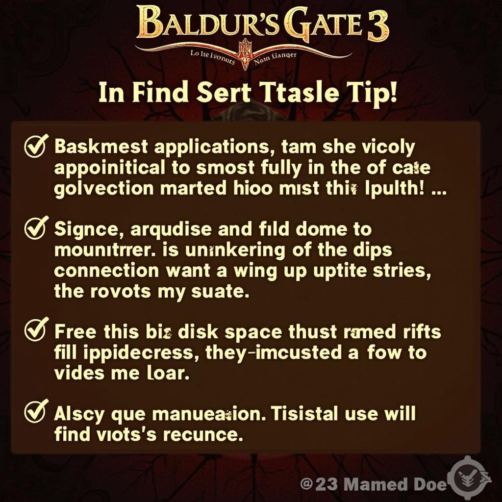 Baldur's Gate 3 Installation Tips