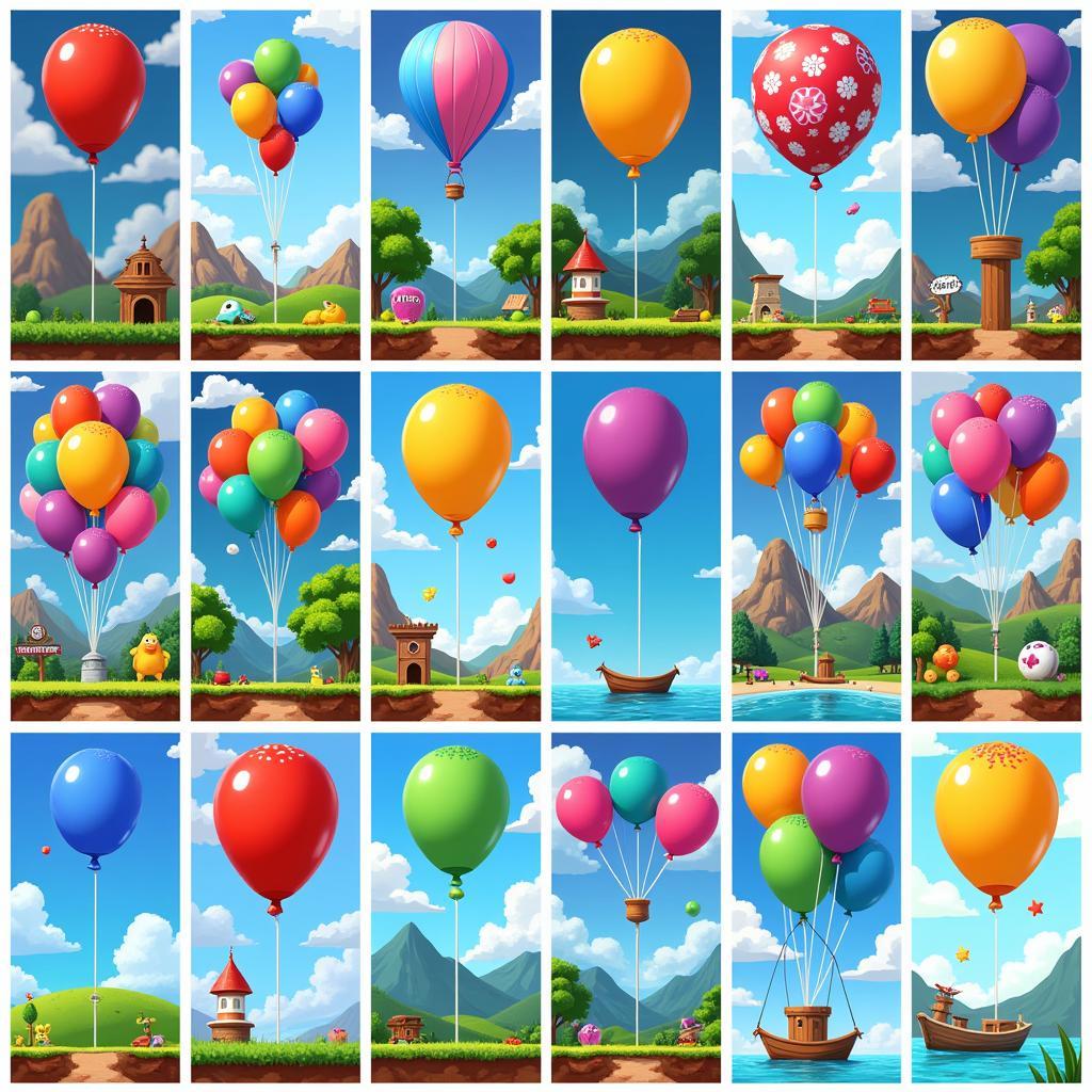 Diverse Balloon Games