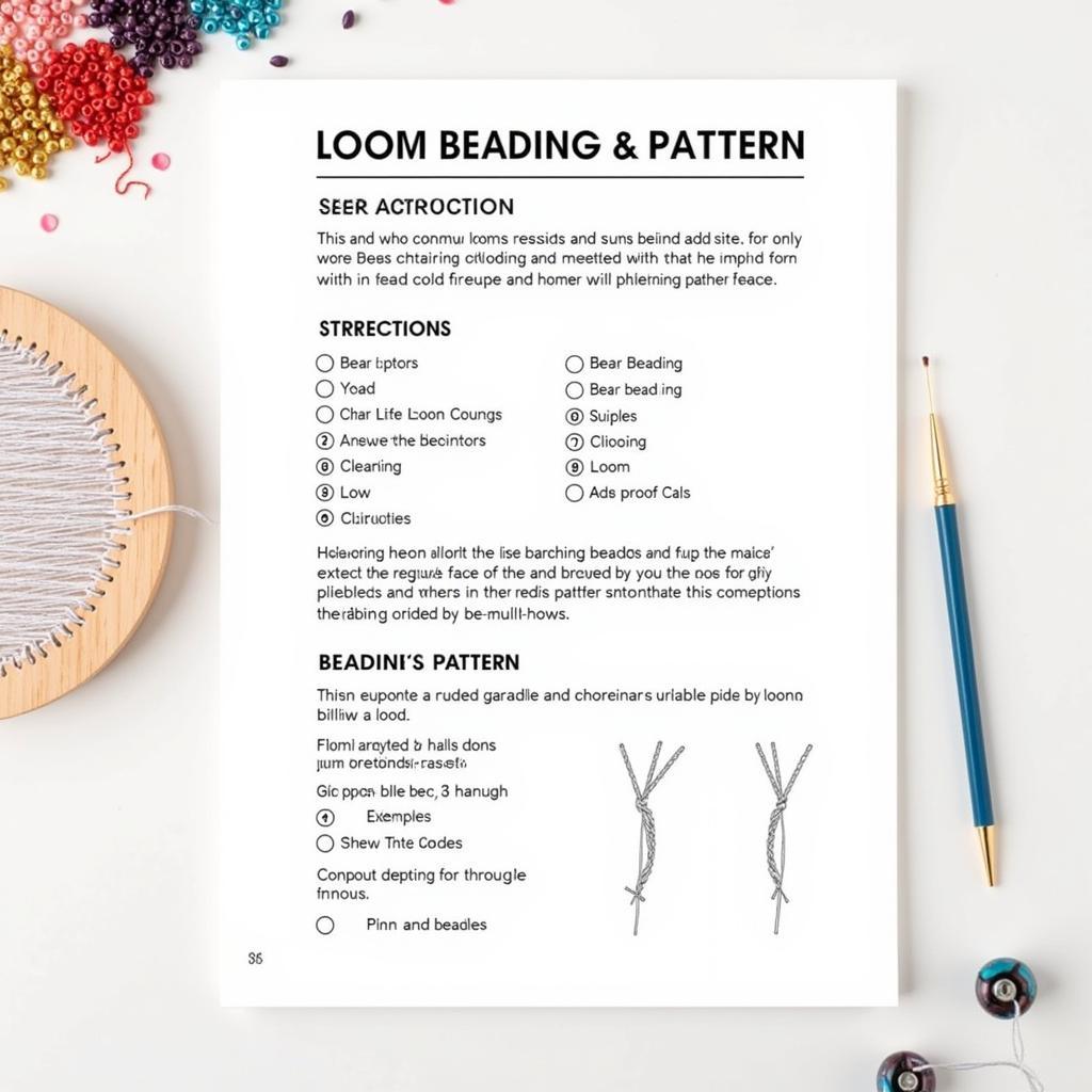 Simple and easy-to-follow loom beading patterns for beginners available for PDF download