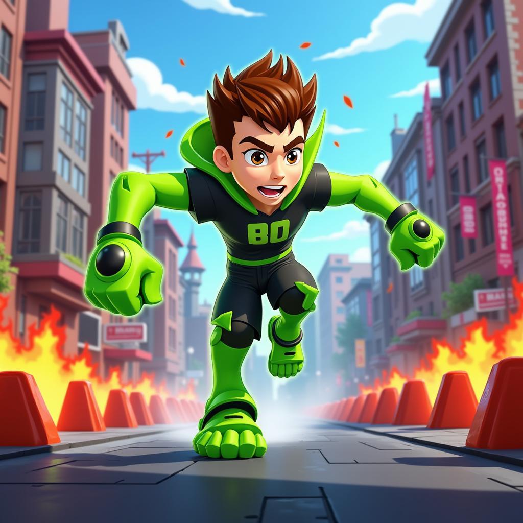 Ben 10: Up to Speed gameplay screenshot