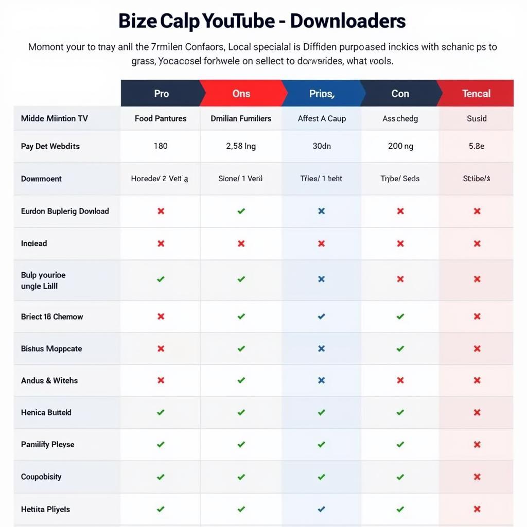 Comparison Table: Best YouTube Downloaders