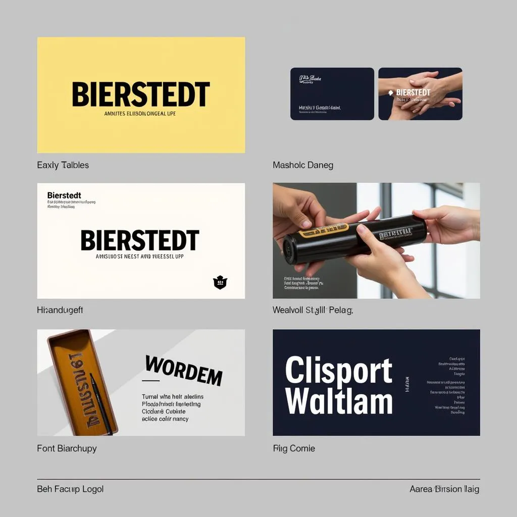 Bierstadt Font Used for Branding