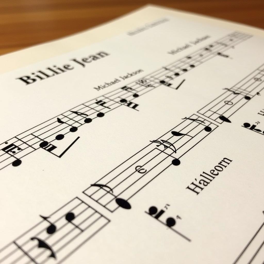 Billie Jean sheet music