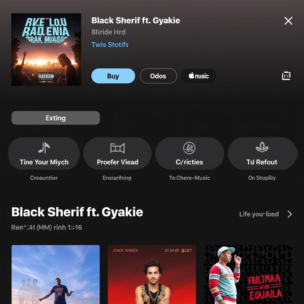 Black Sherif and Gyakie on Music Streaming Platforms