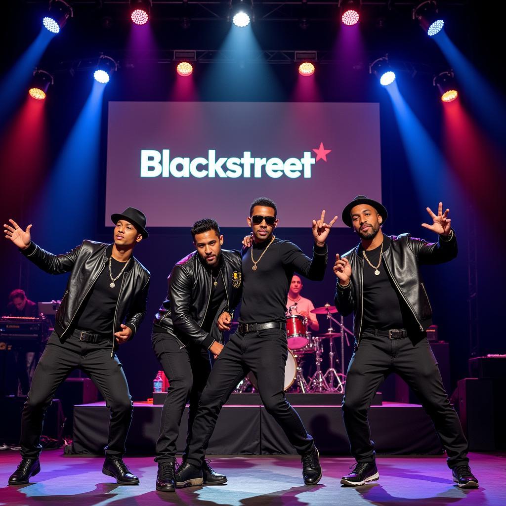 Blackstreet performing live