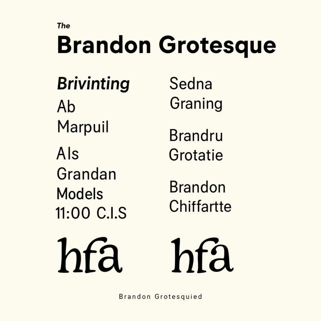 Brandon Grotesque Font Family