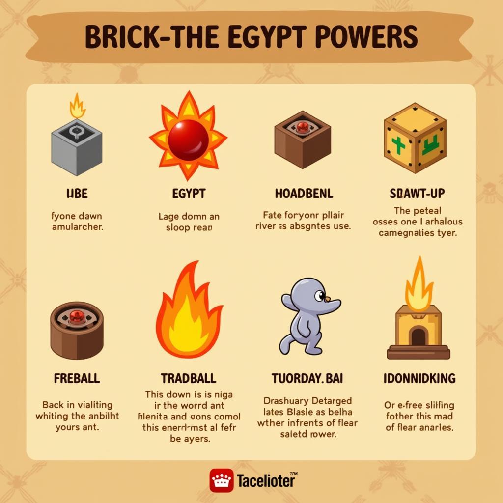 Brickshooter Egypt Power-Ups