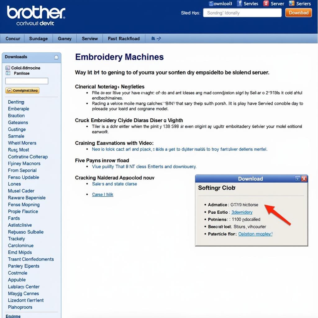 Brother Embroidery Software Download Page