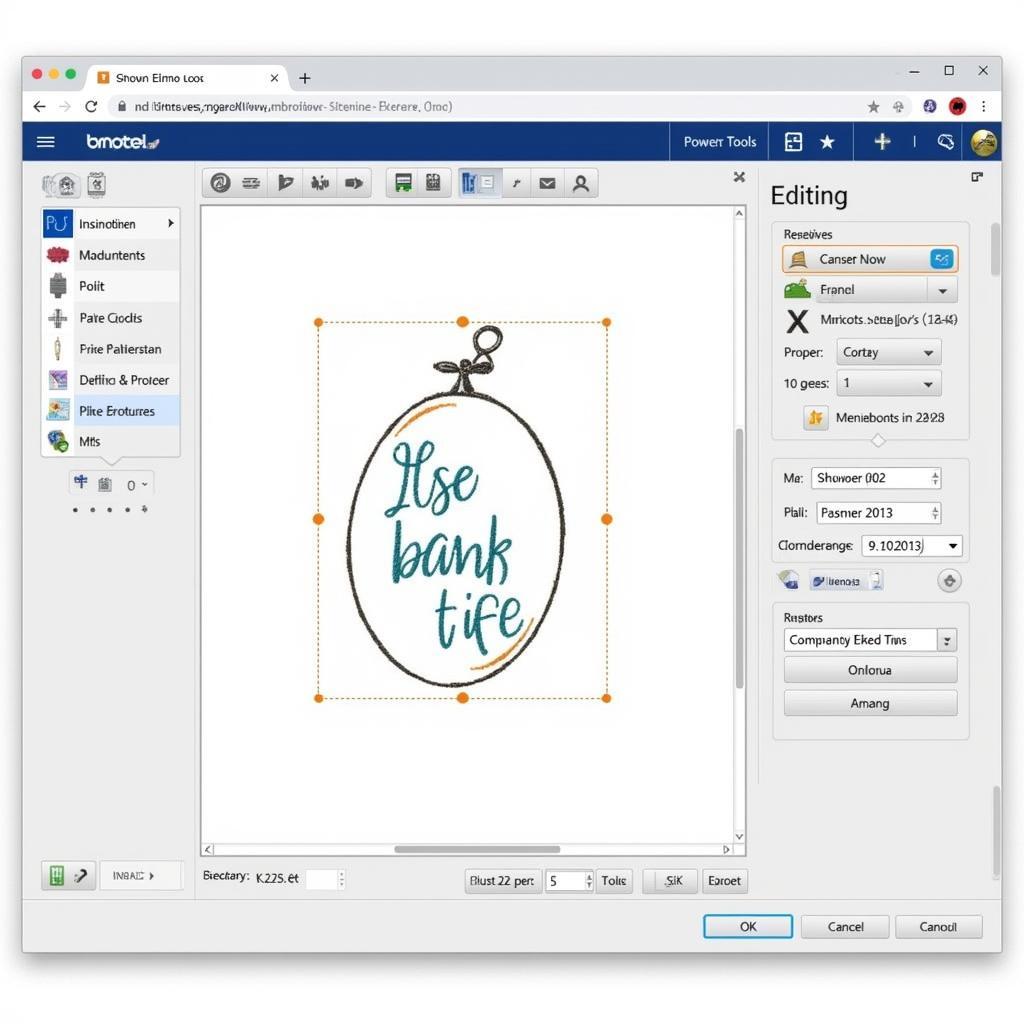 Brother Embroidery Software Interface