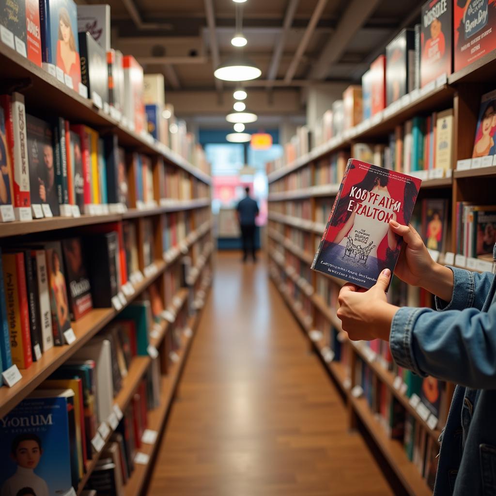 Browsing a Bookstore Romance Section