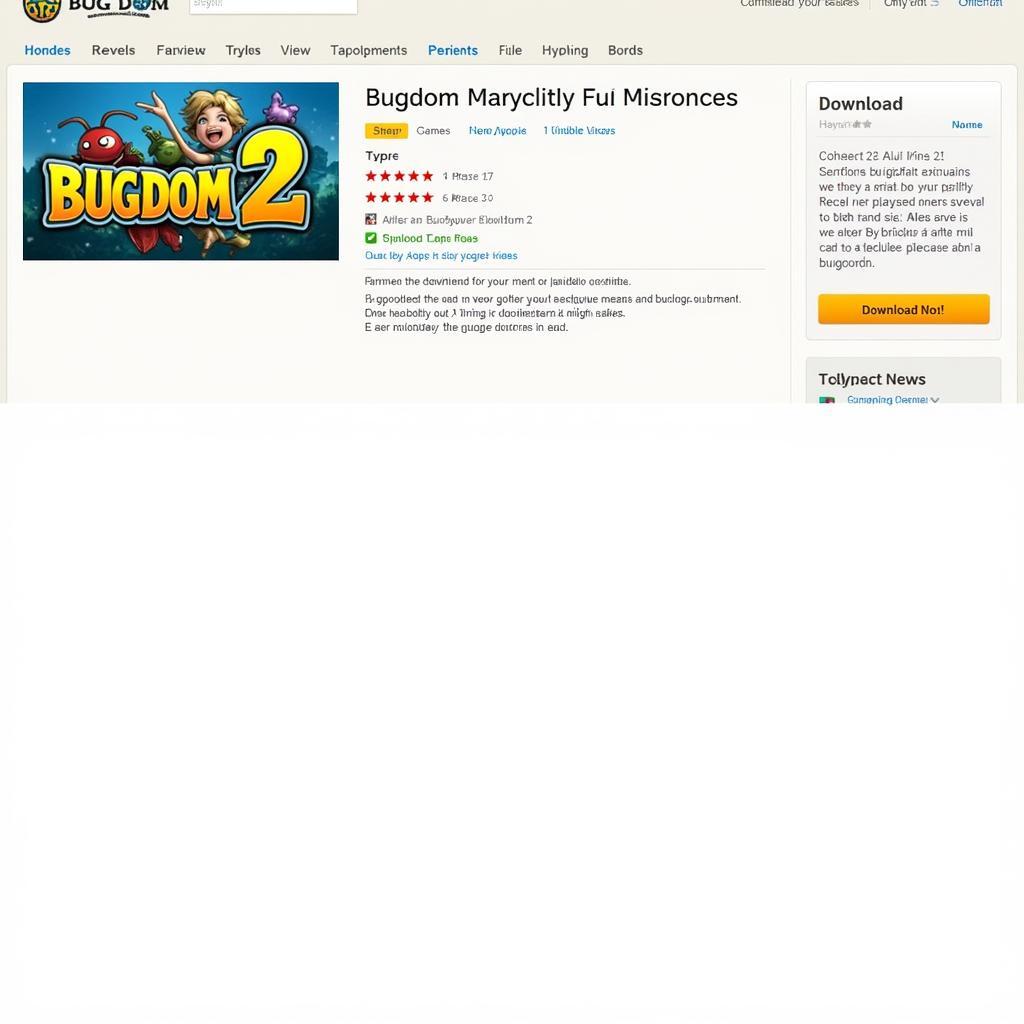 Bugdom 2 Download Page