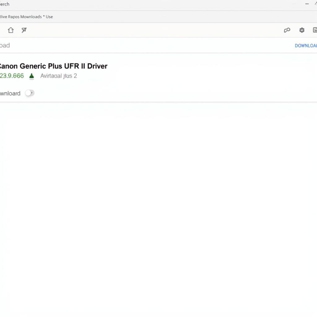 Canon Generic Plus UFR II Driver Download