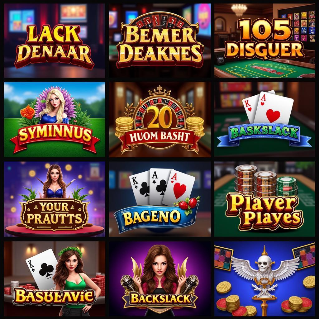 Diverse Casino Games Selection