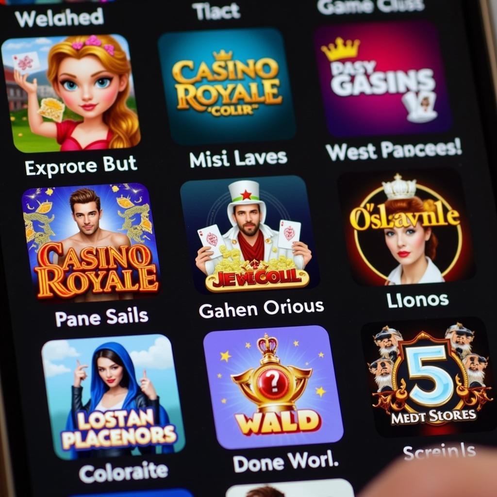 Android Casino Royale App Selection